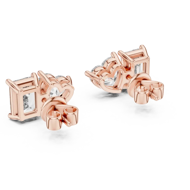 novafacet-amora-duo-heart-emerald-diamond-stud-earrings-rose-gold-back