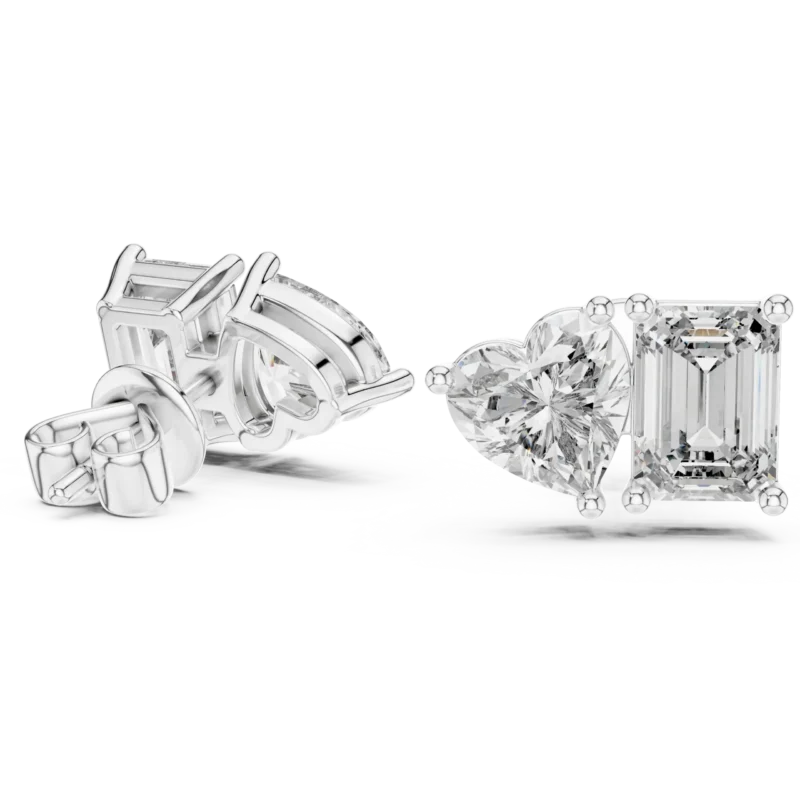 novafacet-amora-duo-heart-emerald-diamond-stud-earrings-white-gold-full-view