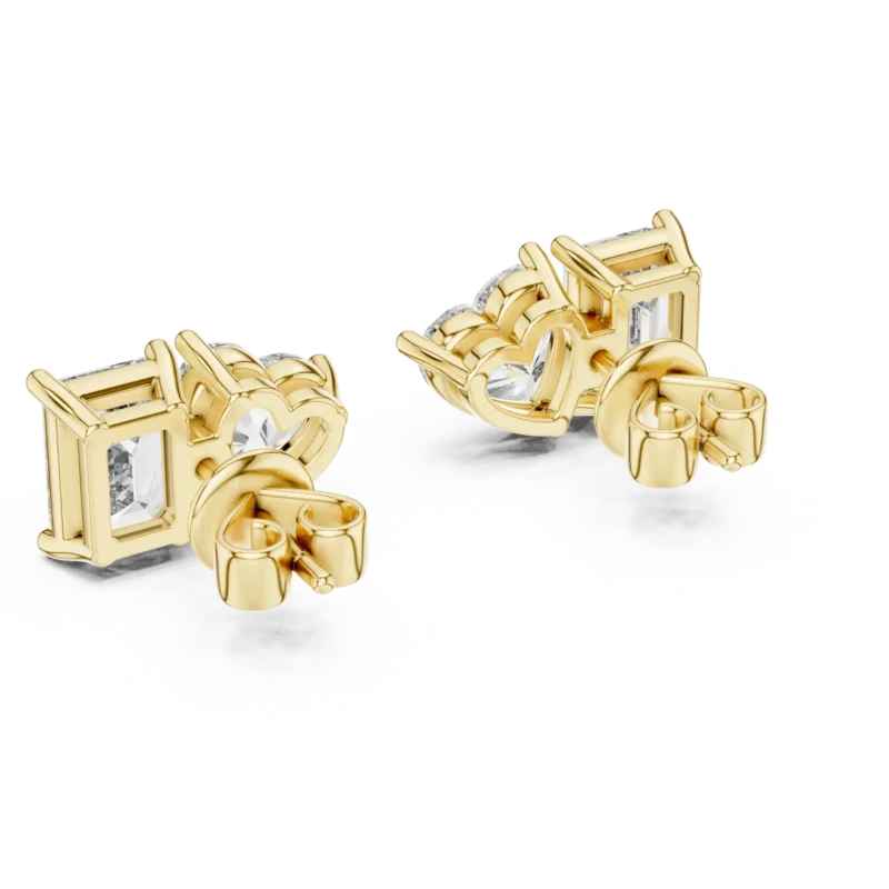 novafacet-amora-duo-heart-emerald-diamond-stud-earrings-yellow-gold-back
