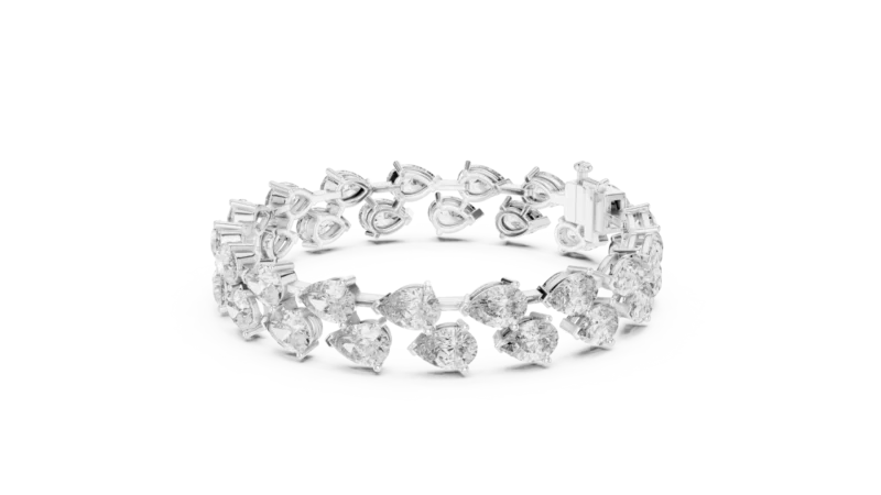 novafacet-celestia-cluster-diamond-bracelet-white-gold-front-top