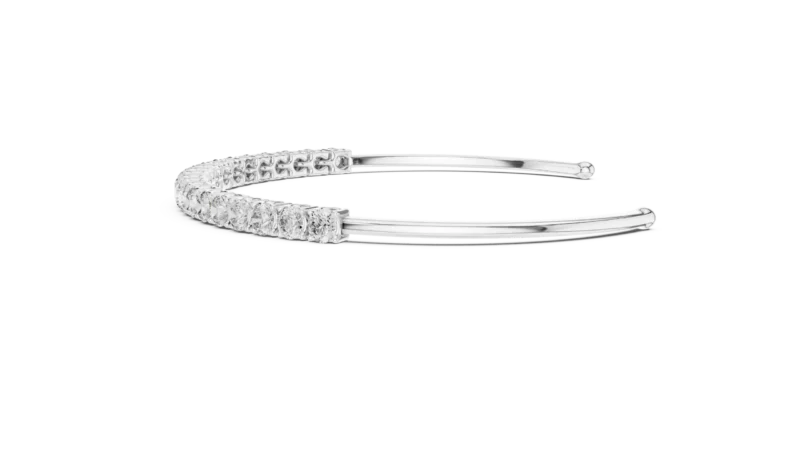 novafacet-elegant-3mm-round-diamond-bangle bracelet-white-gold-angle-2