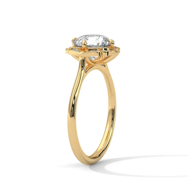 novafacet-floral-halo-round-diamond-ring-yellow-gold-angle-1