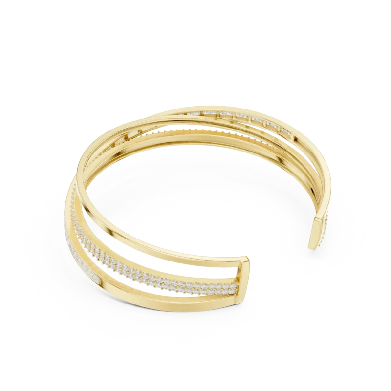 novafacet-princess-and-round-diamond-bangle-bracelet-yellow-gold-top-2