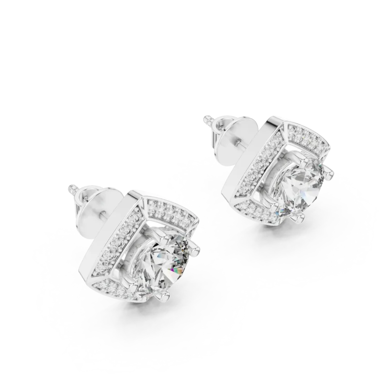 novafacet-radiant-square-halo-round-diamond-stud-earrings-white-gold-side-angle
